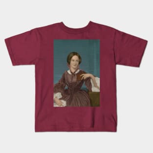 Charlotte Bronte, English Author Kids T-Shirt